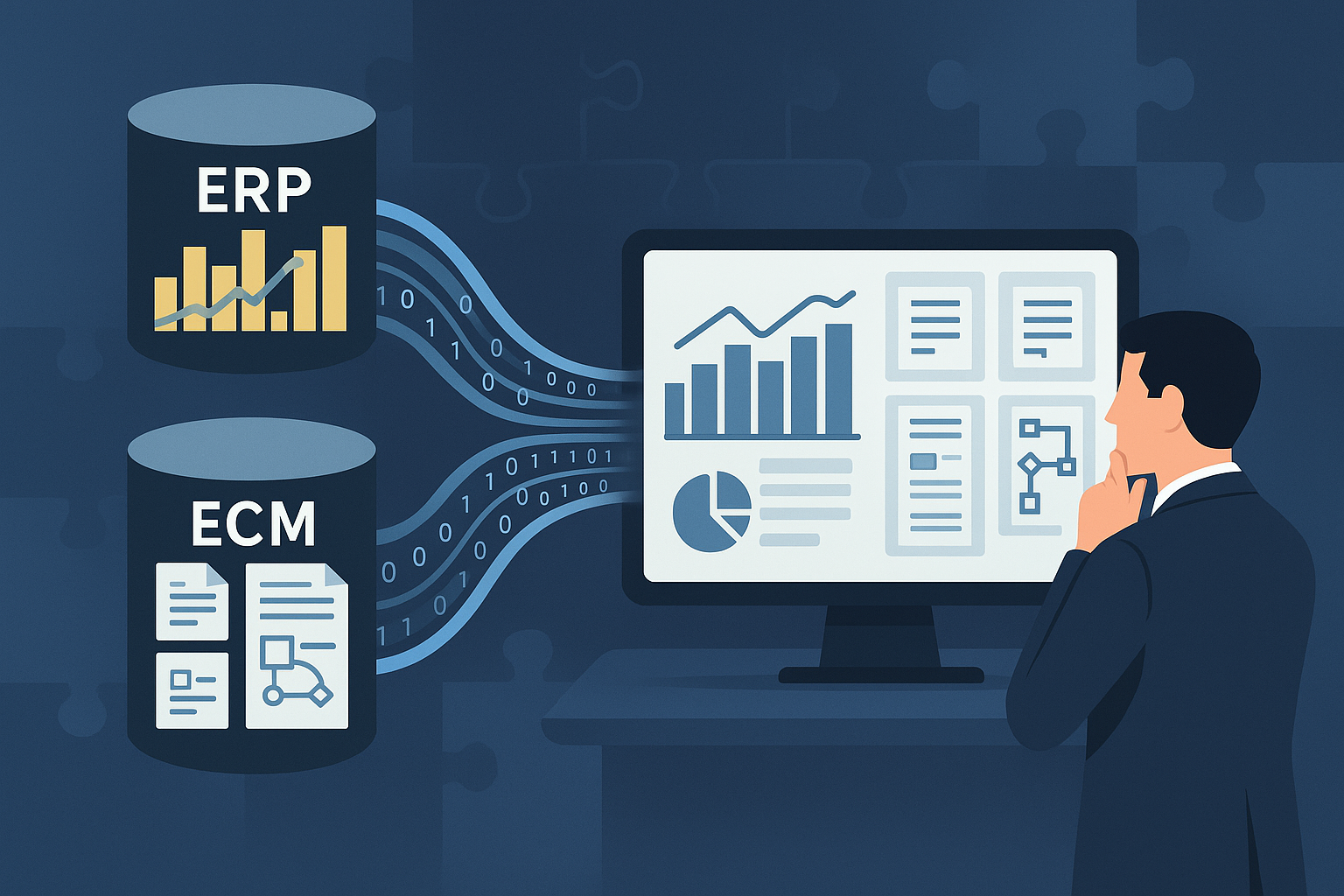 From Data to Decisions: How ERP-ECM Integration Transforms Business Intelligence